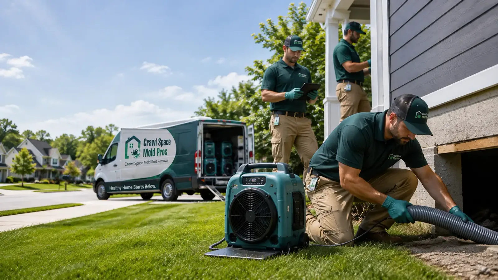 Crawl Space Mold Removal in Lower Salem, OH